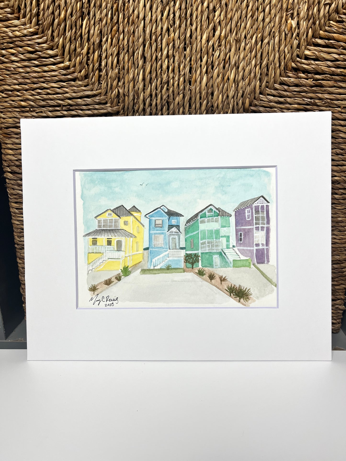 “Vibrant Stay” Original Watercolor on Paper