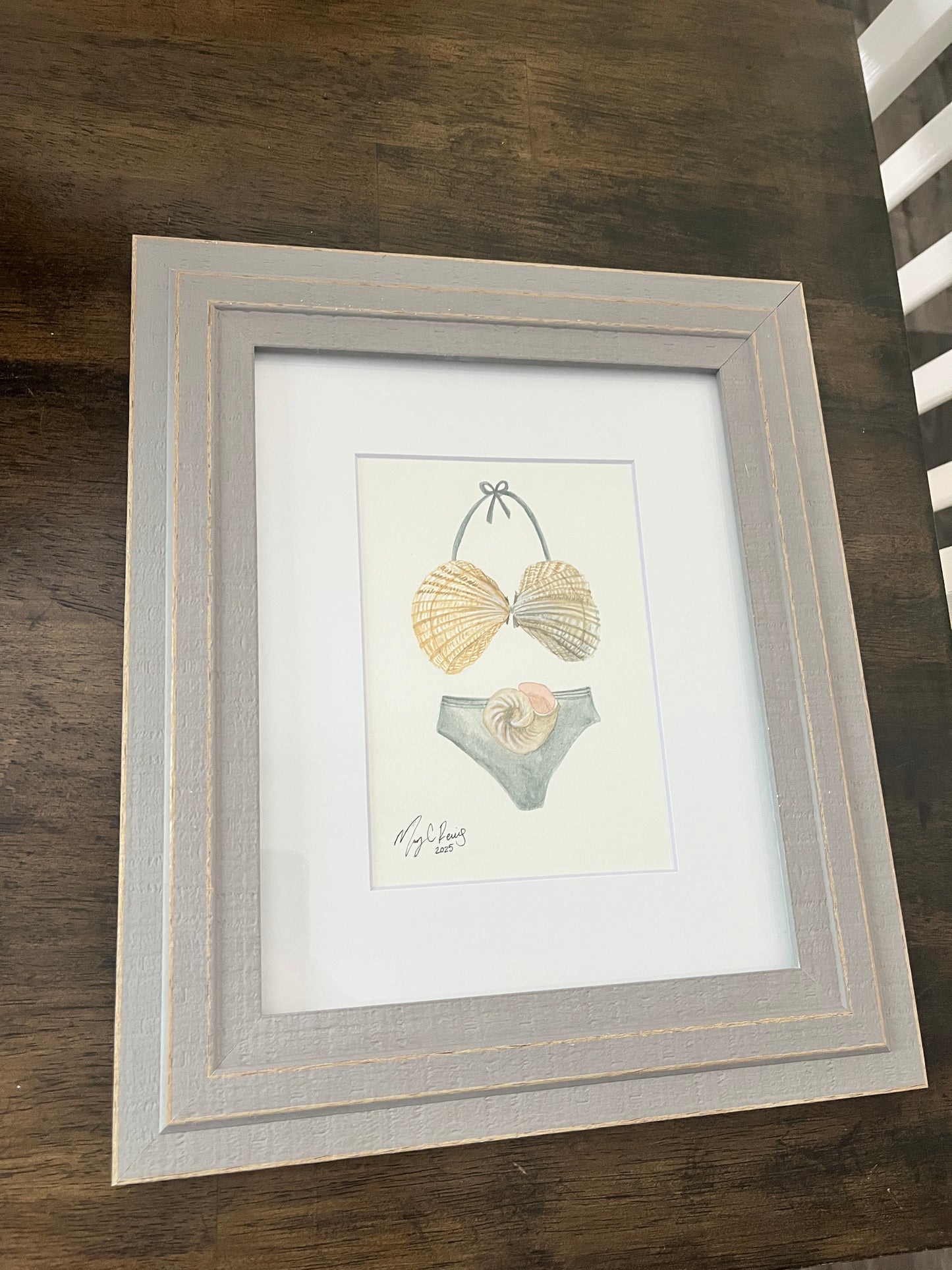 “Shelled Beauty” Original Watercolor on Paper
