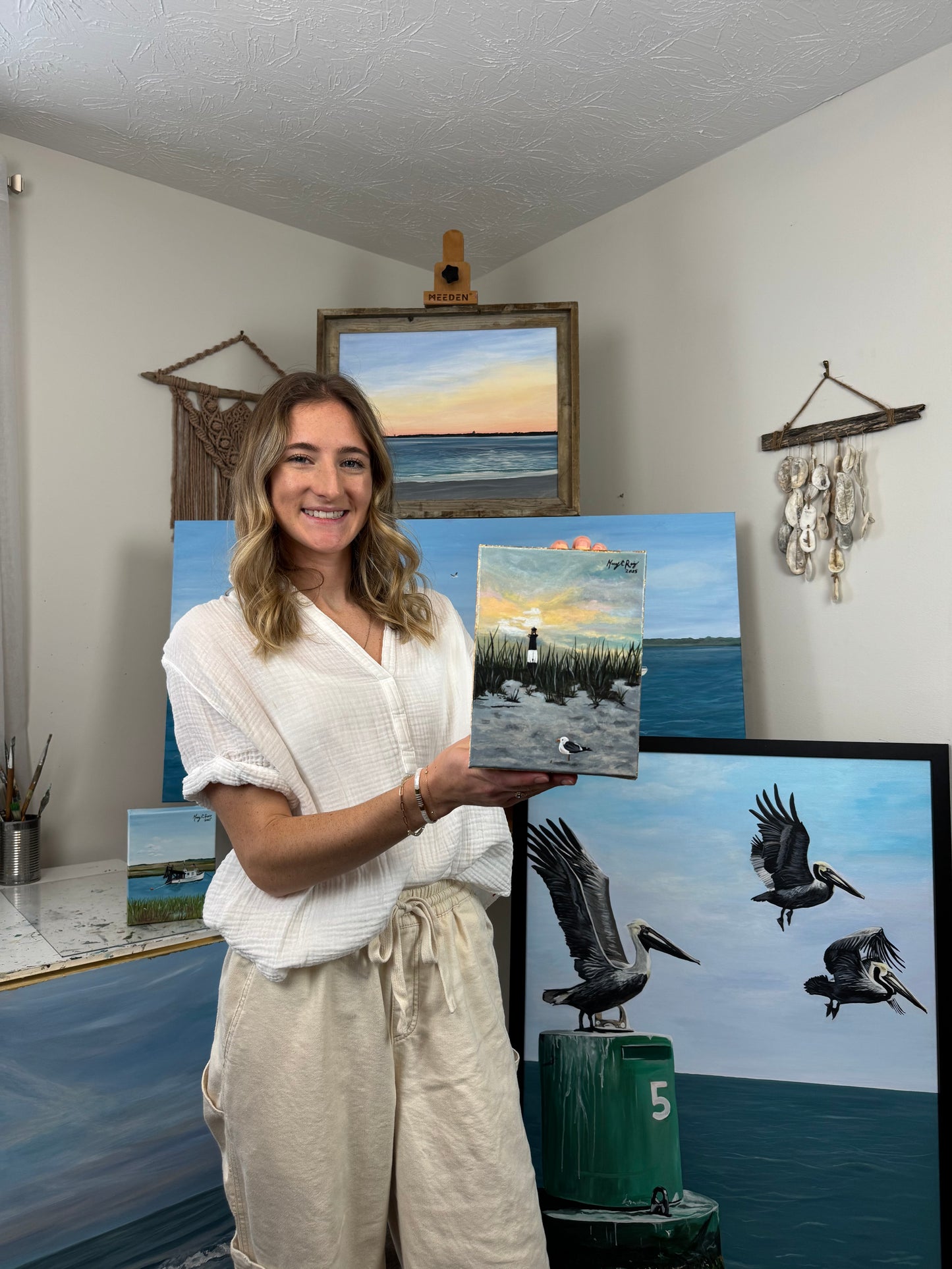 Faithful, Original Acrylic on Canvas, 6x8