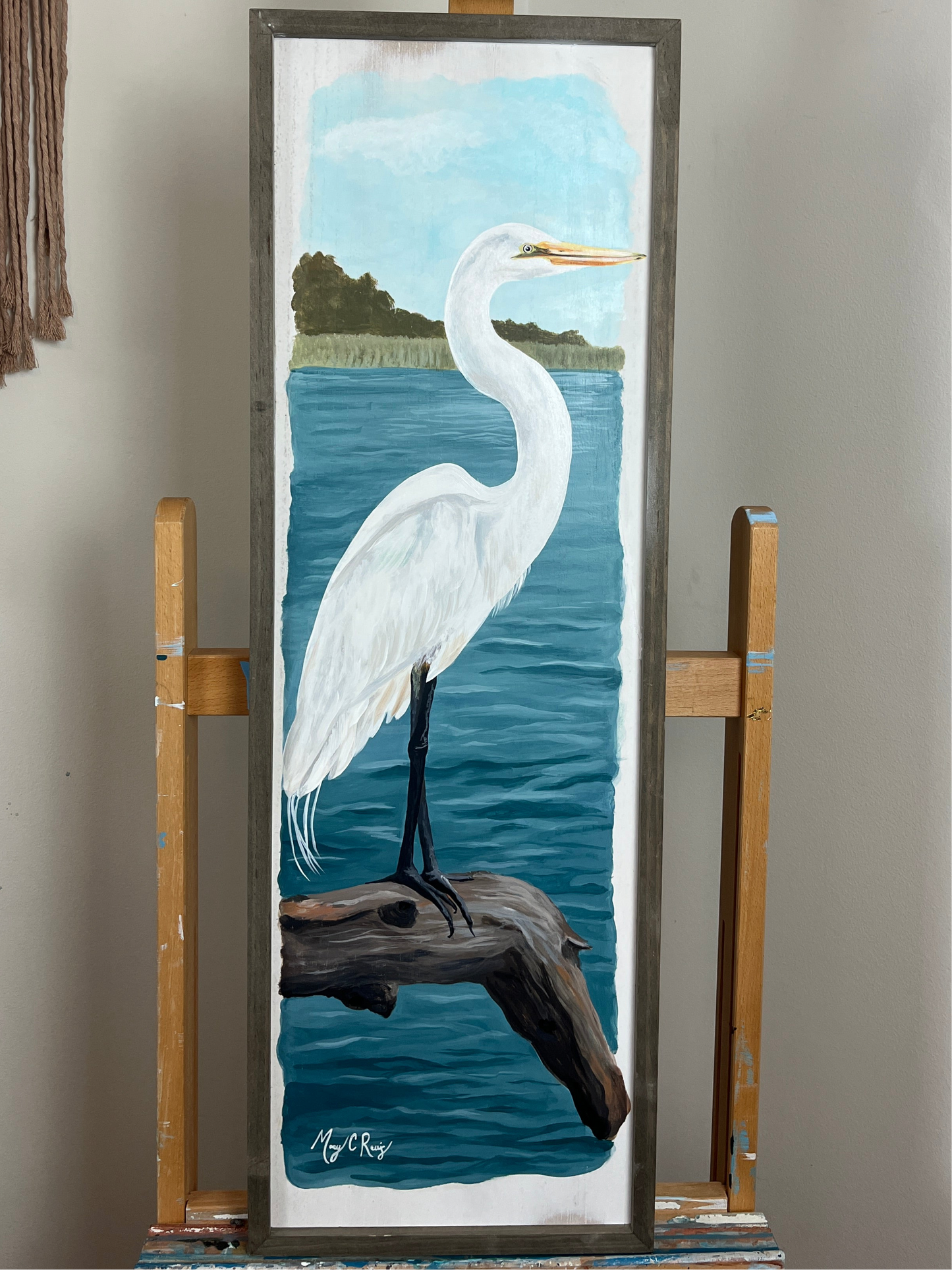 “ Silent Beauty” Original acrylic Painting by Macey C Rewis