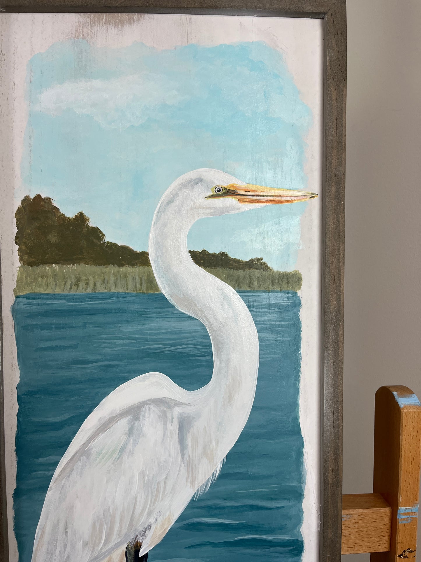 “ Silent Beauty” Original acrylic Painting by Macey C Rewis