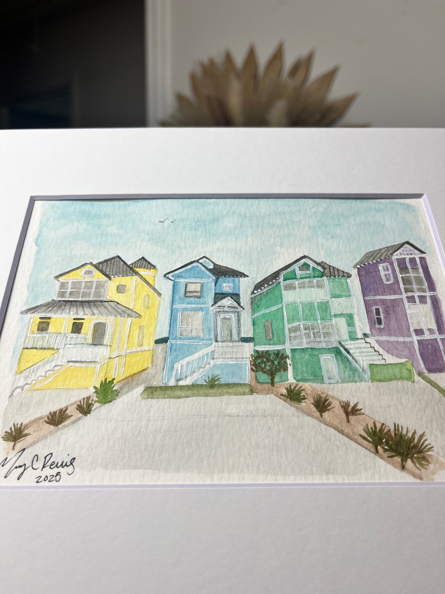 “Vibrant Stay” Original Watercolor on Paper