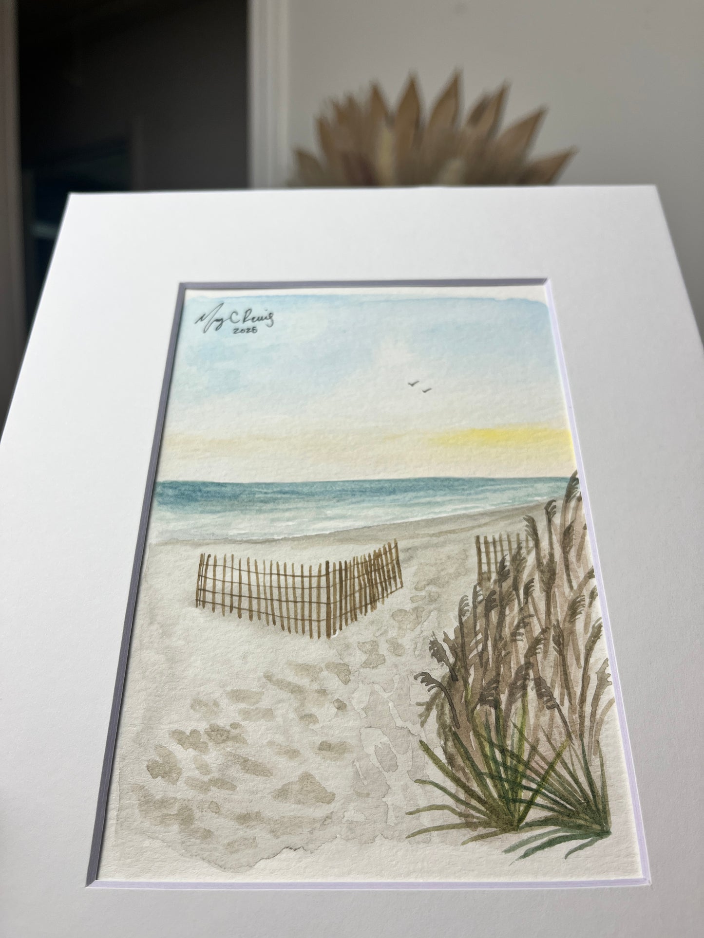 “Beachside Daze ” Original Watercolor on Paper
