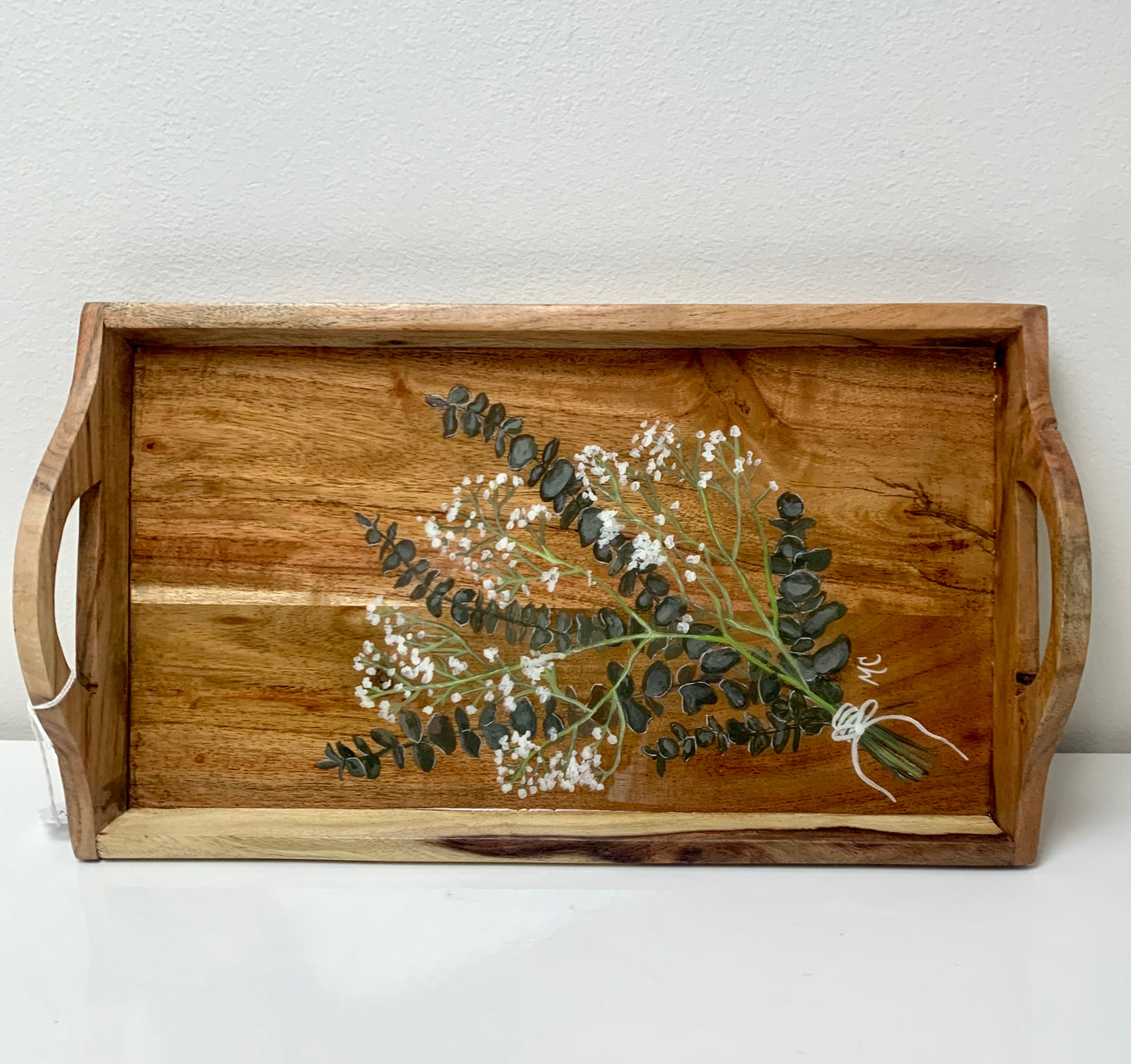 Hand-painted Serving tray by Macey Cliatt