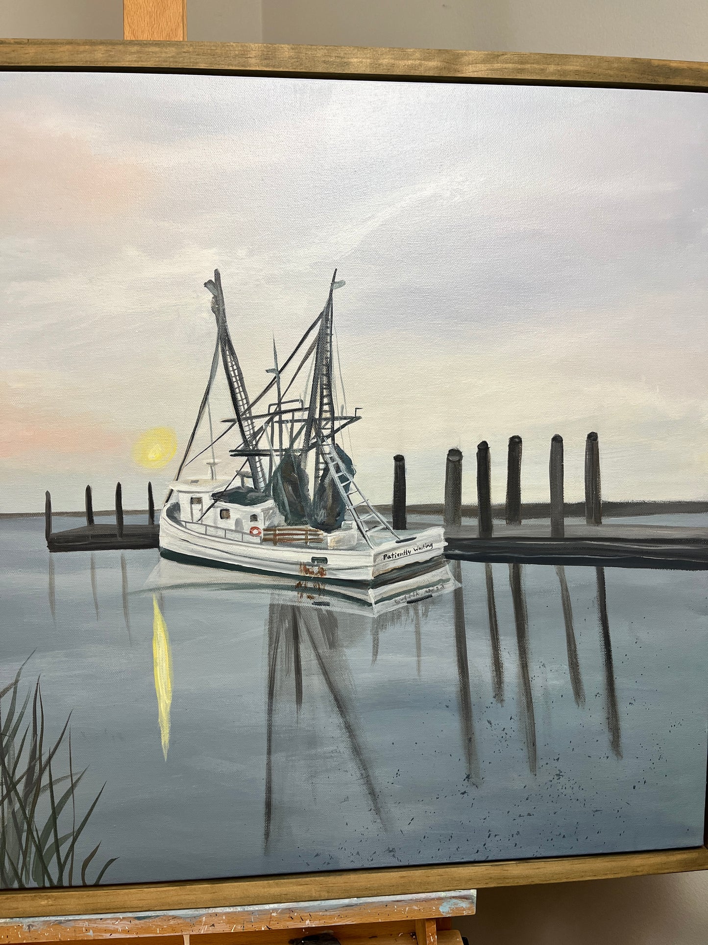 “Patiently Waiting” 24x36 Acrylic