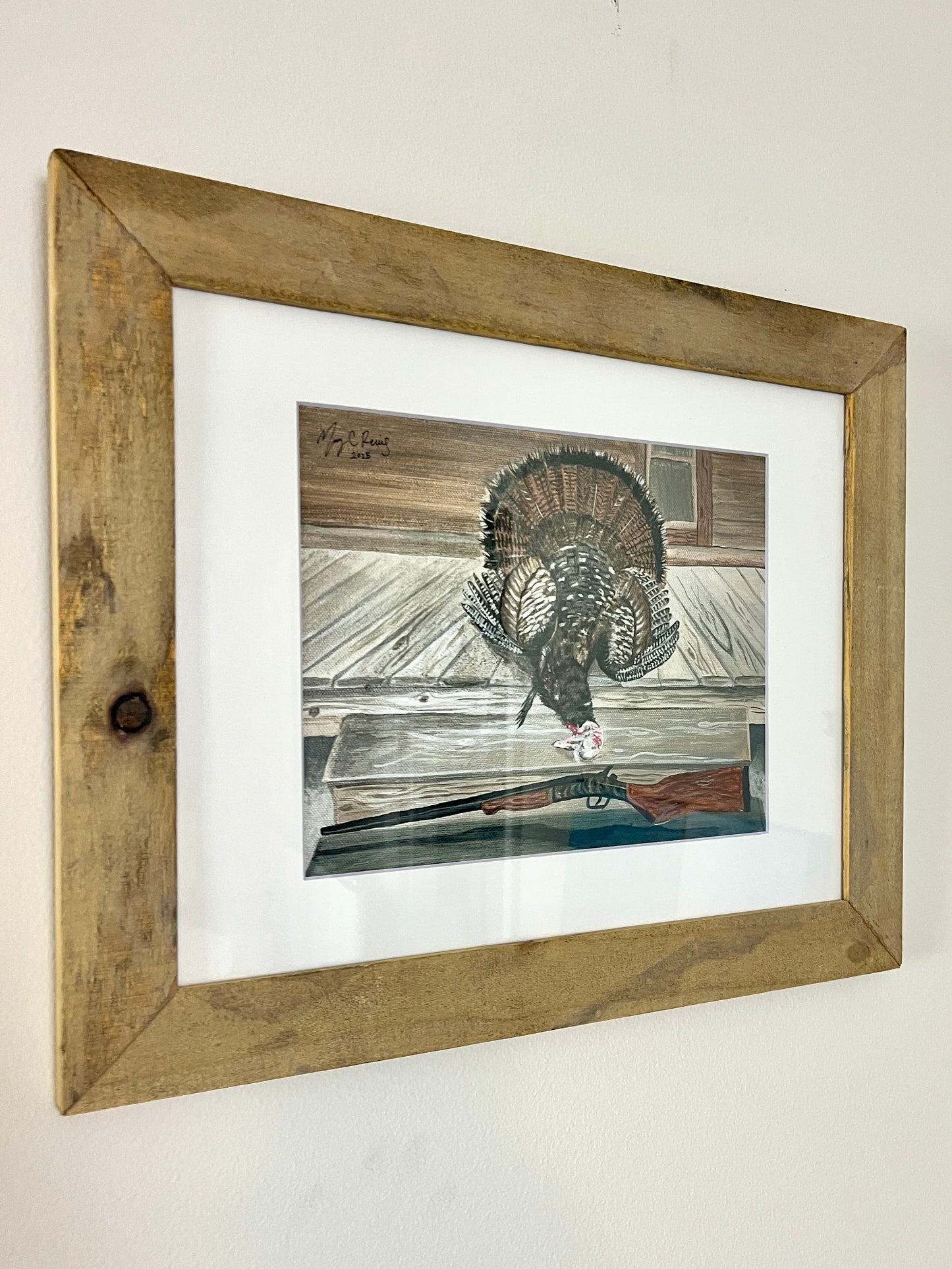 “Opening Day” Acrylic Turkey print