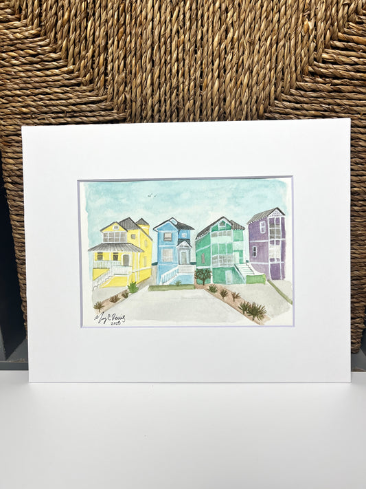 “Vibrant Stay” Original Watercolor on Paper
