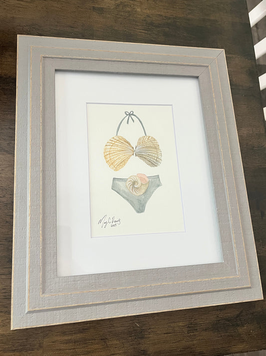 “Shelled Beauty” Original Watercolor on Paper