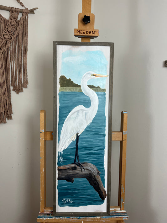 “ Silent Beauty” Original acrylic Painting by Macey C Rewis