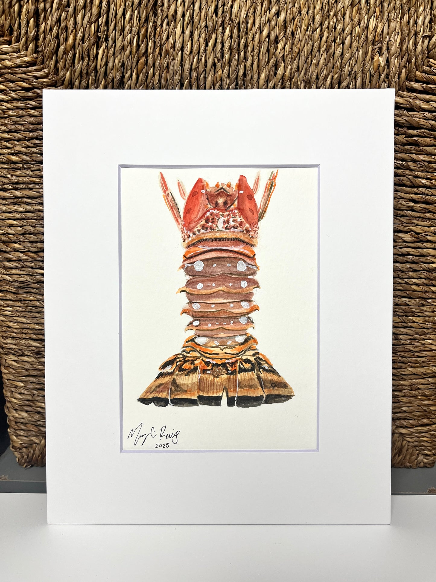 “Summer Trophy ” Original Watercolor on Paper