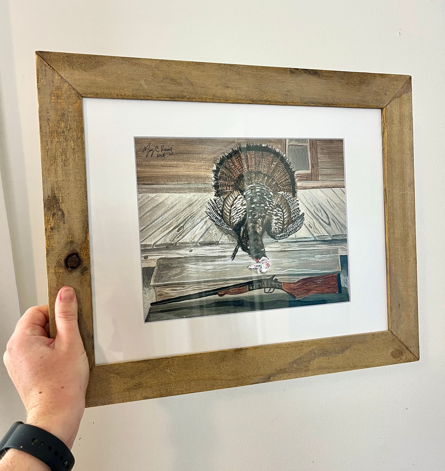 “Opening Day” Acrylic Turkey print