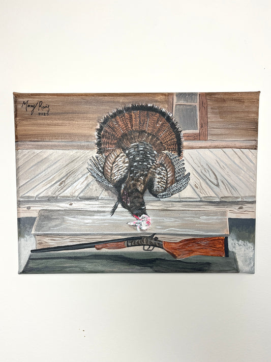 “Opening Day” Acrylic Turkey print