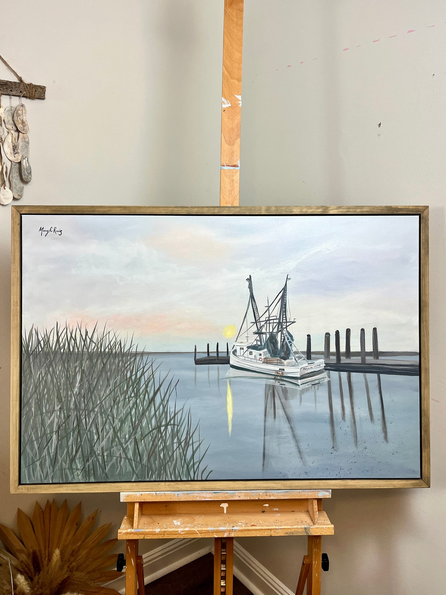 “Patiently Waiting” 24x36 Acrylic