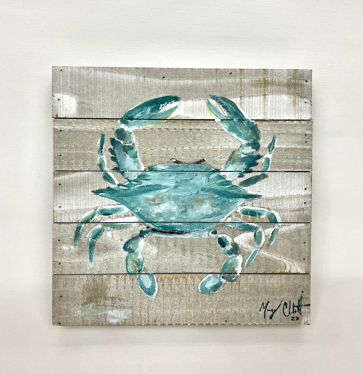 “Coastal Crab”Original acrylic Painting by Macey Cliatt