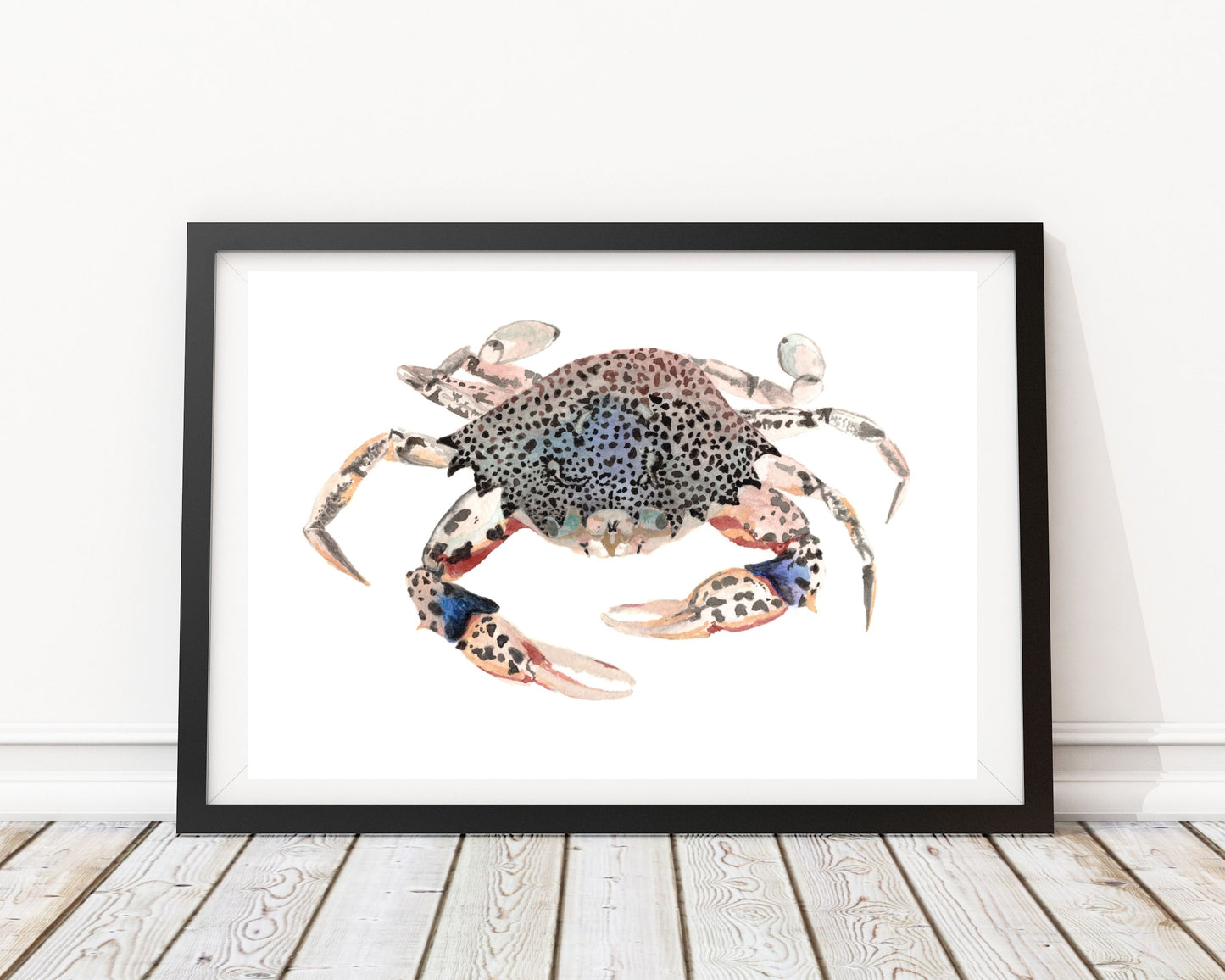 "Savannah Lady Crab" Watercolor Print by Macey Cliatt Rewis