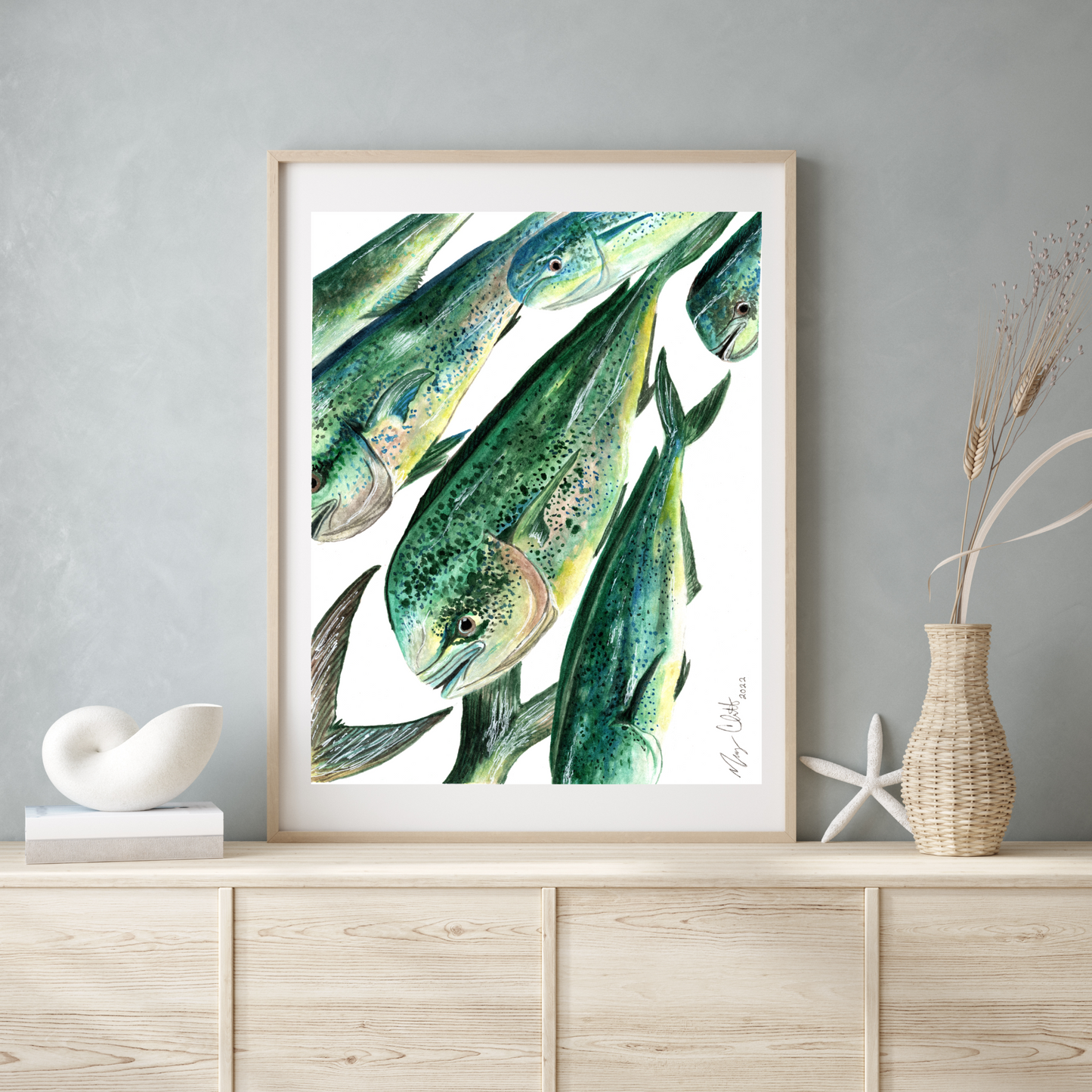 Catch of the Day" Watercolor Print by Macey Cliatt