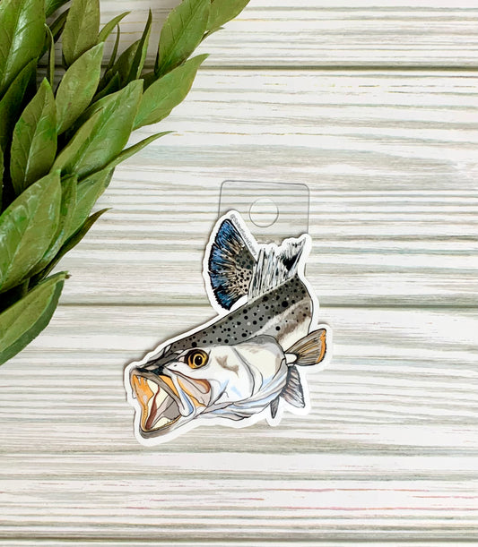 Speckled Trout Sticker, Accessories