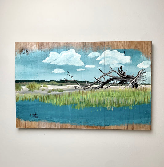 “Ossabaw Sound” Original Acrylic Painting by Macey Cliatt