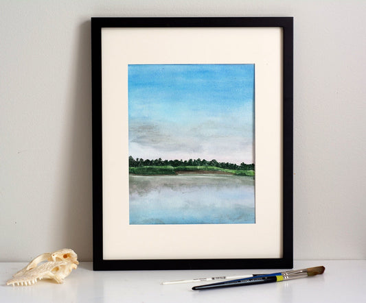 “Midday Tranquility” Original Watercolor Painting by Macey Cliatt