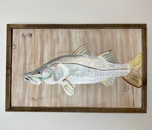 “Jax Snook” Original Acrylic Painting by Macey Cliatt