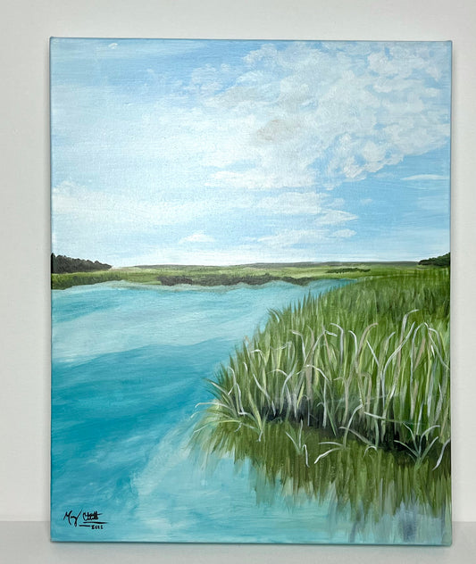 “Noontide” Original Acrylic Painting on Canvas by Macey Cliatt